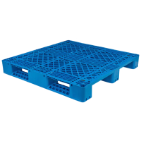 晋舰塑料托盘叉车货架托盘垫仓板防潮板卡板网格川字托盘川字托盘120*120*15cm(加4钢)