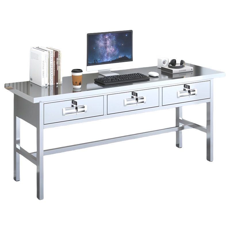 珂洋 不锈钢办公桌 三斗1.6米 张