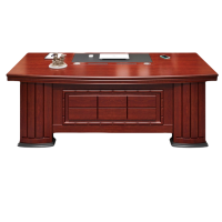 宜掌柜 大班台 2米含大小侧柜套