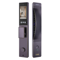 凡帝亚智能锁智能门锁FDY-C30人脸识别远程解锁,视频对讲、电子猫眼、移动侦测、抓拍照片、全自动开锁和上锁、LED