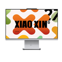 联想(Lenovo)小新27 27英寸一体机台式电脑(R7-8845HS 32G DDR5 1TB SSD 摄像头 win11 )云影白 微边框高性能商务办公家用网课