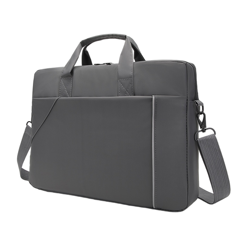 赞属 电脑公文包 0645灰色 个