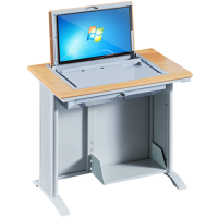 河洛伟业电脑桌三人张