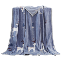 圣之澜 818-2 毛毯 超柔金貂绒毯 180*200cm 礼盒装