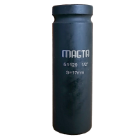 玛吉塔工(MRO MAGTA)六角公制特长套筒 风动套筒 气动套筒 重型套筒 风炮套筒 51194 1/2″ 33mm