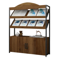 伟樽书报架二层1000*300*1200mm个