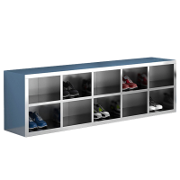 班龙不锈钢鞋柜单面10格个