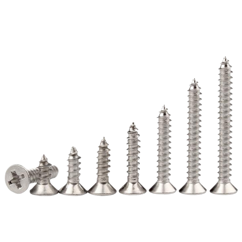 vzi 316不锈钢十字沉头自攻螺钉螺丝 ST3.9×40(100个) 包