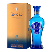 洋河 蓝色经典海之蓝42度375mL单瓶装浓香绵柔型白酒
