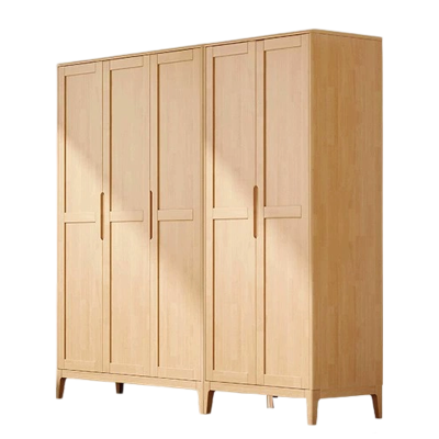 铭羽洋实木衣柜5门台