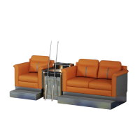 力拓星 台球沙发 3人位 套