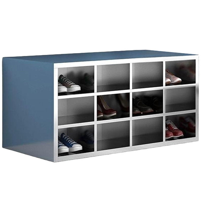 班龙不锈钢鞋柜双面24格个