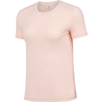 乔丹(QIAODAN) 女款针织短袖T恤衫 夏季速干冰感防晒衣 薄纱粉 KHS32251154S