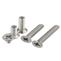 vzi 304不锈钢十字沉头螺栓螺钉 M4*30(100个) 包