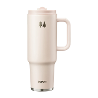 苏泊尔(SUPOR)冰霸杯保温杯吸管杯大容量拎拎杯冰霸高颜值巨无霸水壶男女水杯子