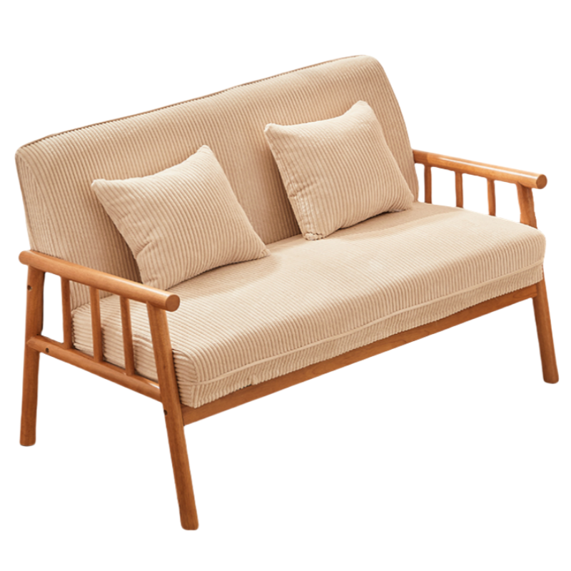 铭思达实木沙发双人张