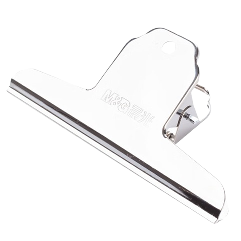 晨光票夹145mm*3个金属山形夹财务票据夹ABS92639