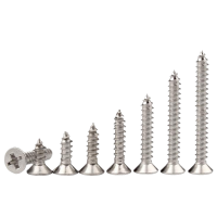 vzi 316不锈钢十字沉头自攻螺钉螺丝 ST4.2×13(200个) 包