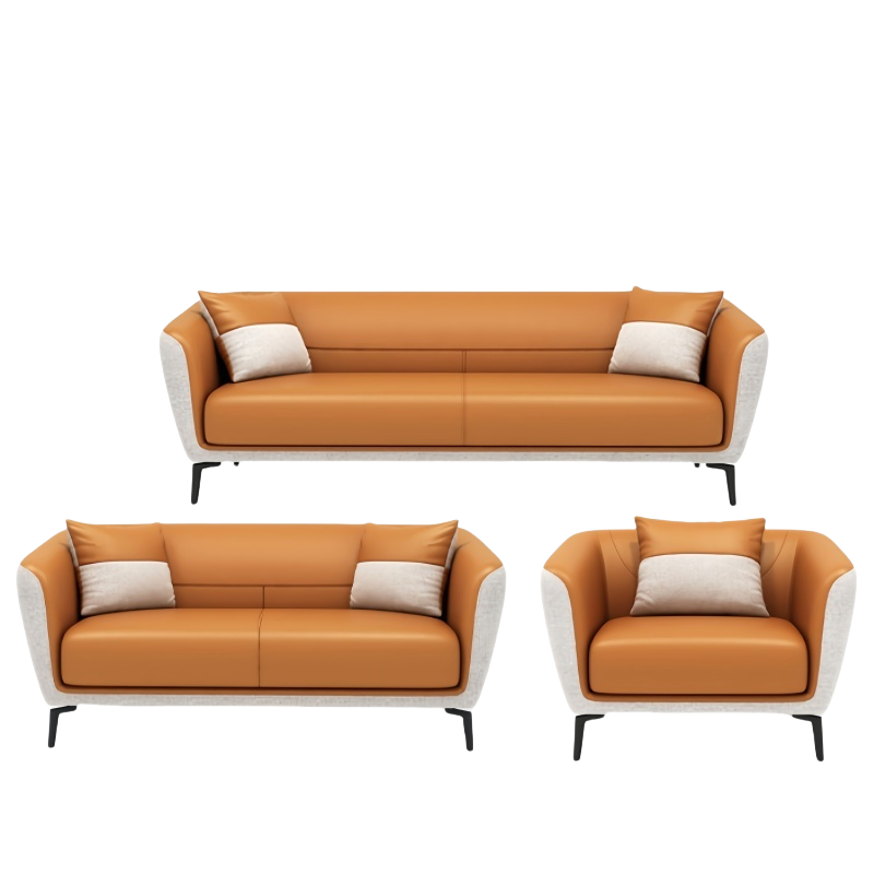 悦兴诚商务会客沙发1+2+3套