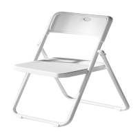 班龙折叠椅子白色把