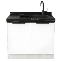 豫龙都 橱柜双盆台