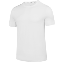 乔丹(QIAODAN) 男款针织短袖T恤衫 夏季速干冰感防晒衣KHS33251147 乔丹白L