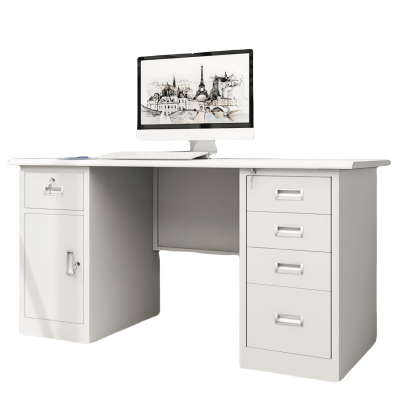 鑫木樽钢制电脑桌1.6m张