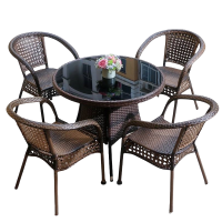 豫龙都 洽谈桌椅四椅套