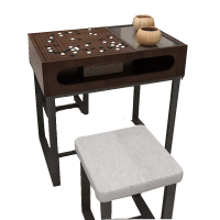 圣承启 棋桌 一桌二凳张