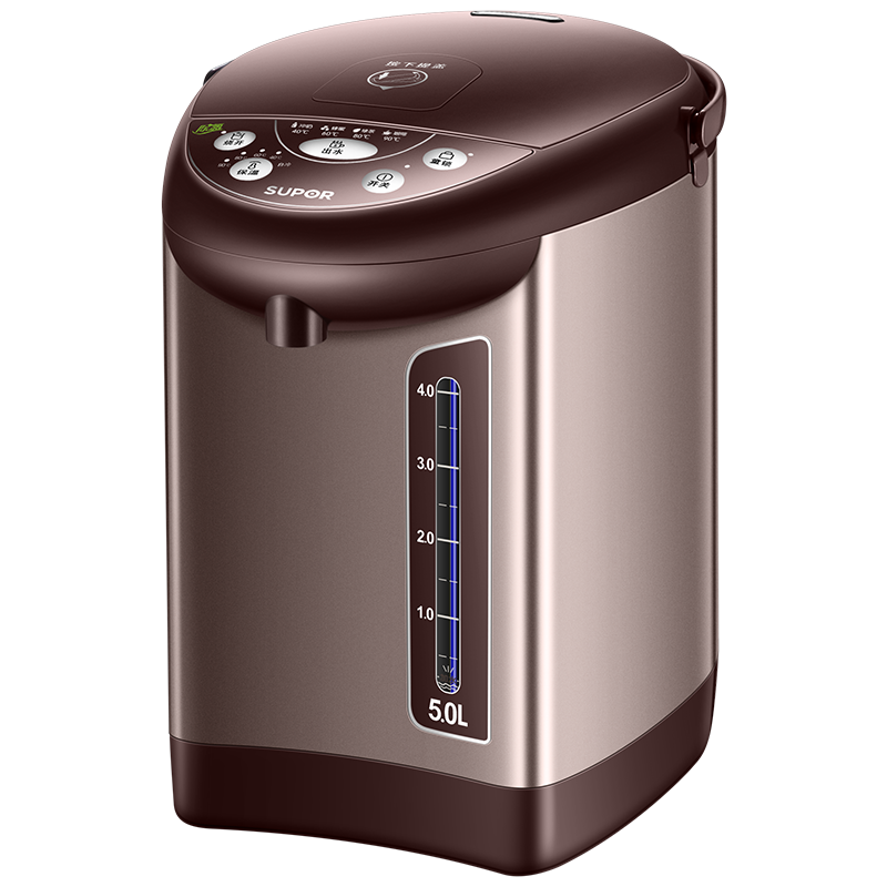 苏泊尔(SUPOR)电热水瓶5L大容量电热水壶电水壶长沸除氯电水瓶家用恒温水壶防干烧过热保护5L SW-50J70B
