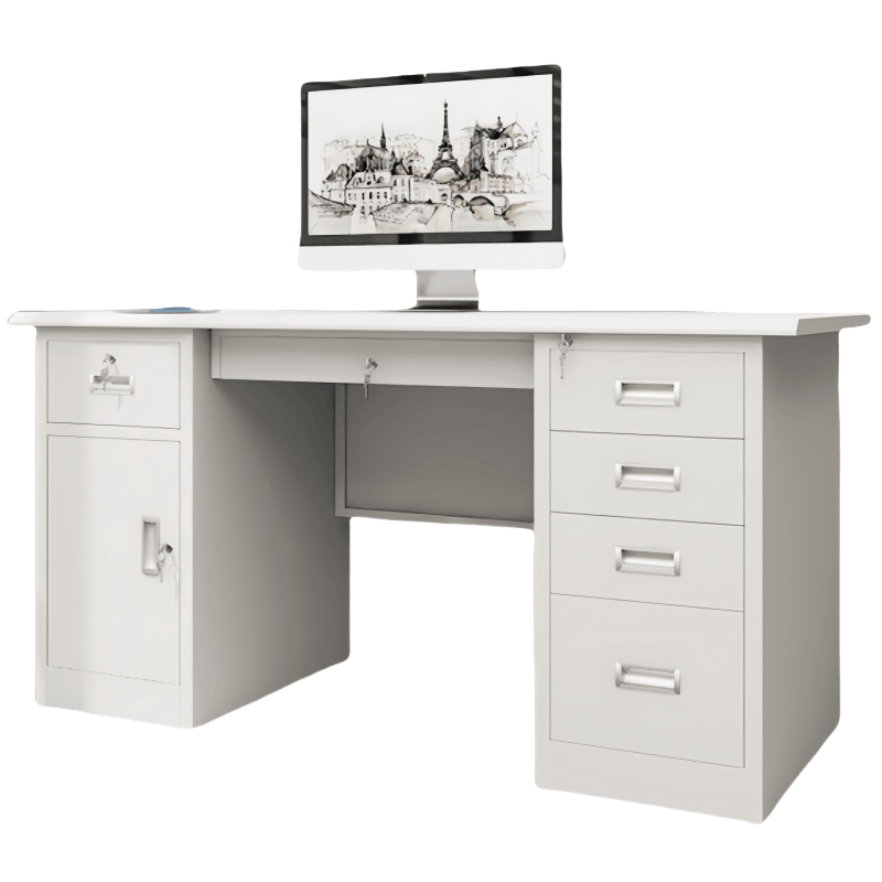 鑫木樽钢制职员桌1.4m张