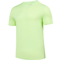 乔丹(QIAODAN) 男款针织短袖T恤衫 夏季速干冰感防晒衣 流光绿 KHS33251147S