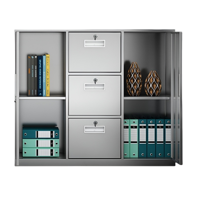 珂洋 不锈钢矮柜 中三斗 台