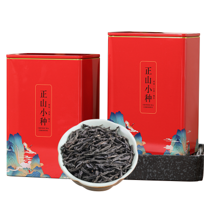 痴福 花香小种武夷红茶浓香型茶叶花果香正山小种礼罐装500克