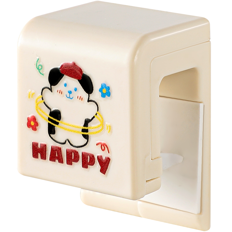 吸壁式牙刷置物架漱口杯套装免打孔刷牙杯架子卫生间盘壁挂牙刷架牙膏架