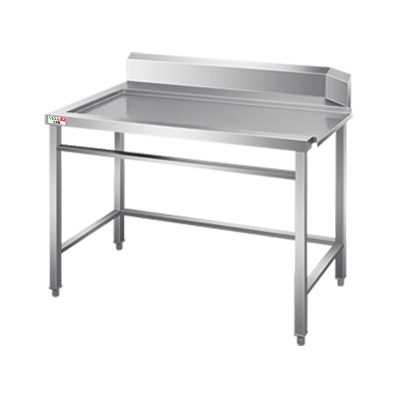 意黛斯 商用洗碗机工作台 专用配件洁碟台 收污碗碟台1500*700*800+150 YDS-3JDT157 304材质