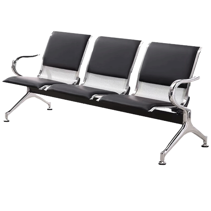 鑫睿辉 连排椅 三人半皮坐垫680*1750*780mm 张