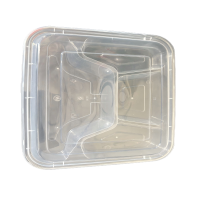 优诗提念YSTN-BXH010四格餐盒 150套/箱(计价单位:箱)透明色