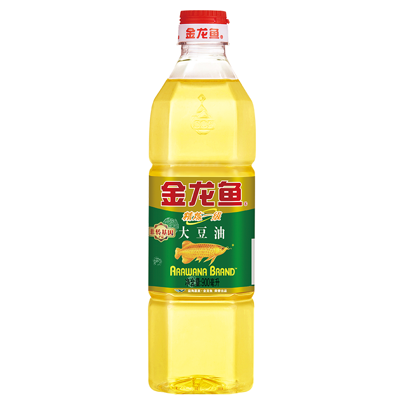 金龙鱼非转精炼一级大豆油900ML小瓶