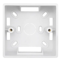 福田 明装底盒 开关插座接线盒电线盒子明装超薄布线盒 86型 单位:个