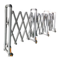 区南 铝合金伸缩围栏 隔离护栏 高1.5m 米