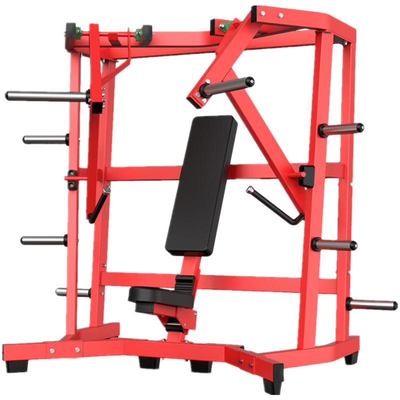 康力强KLQ903商用悍马挂片系列健身房坐姿分动式阔角度推胸器械