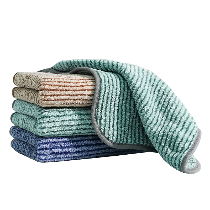 抹布厨房专用吸水加厚擦桌子清洗神器家用擦碗清洁毛巾洗碗布保洁卫生清洁麻布奶茶咖啡店珊瑚绒不易掉毛不易留痕吸附力强不惧油污