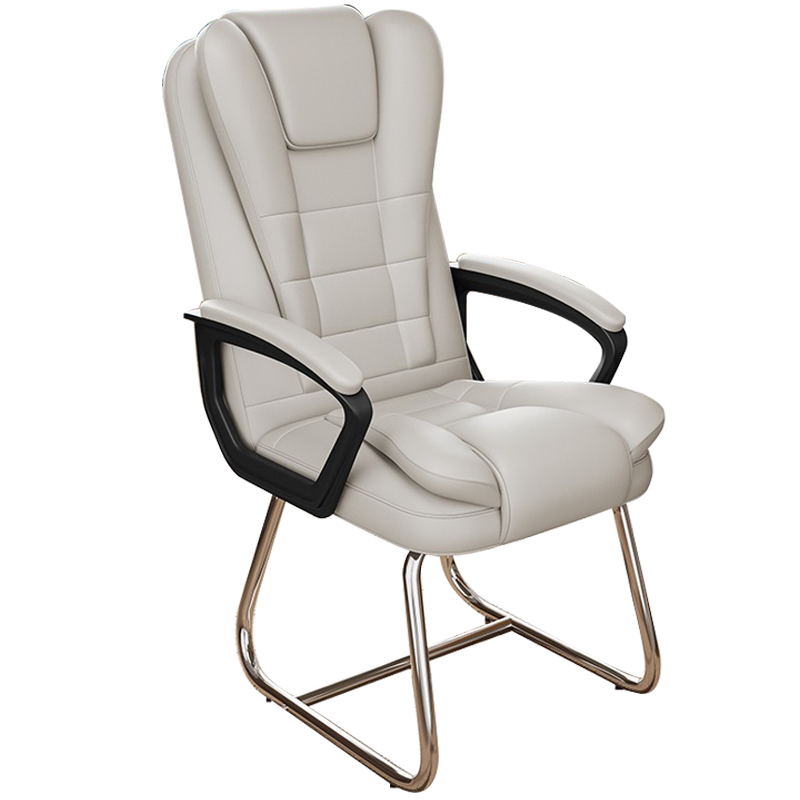 班龙办公靠背椅白色把