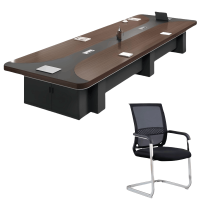 鑫木樽会议桌5.5m二十椅套