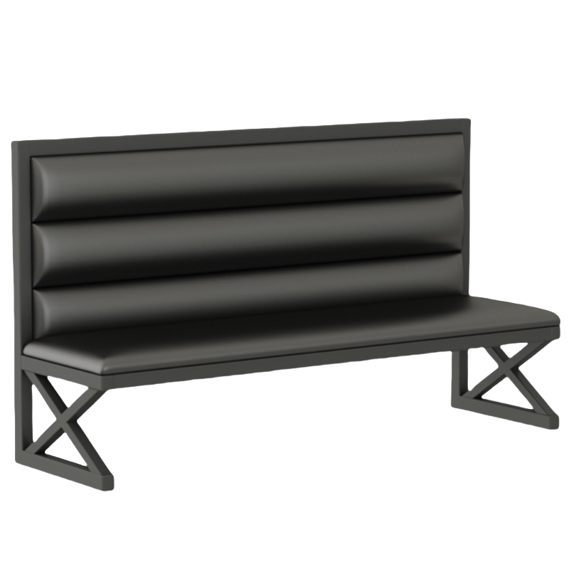 铭思达卡座沙发三人位张