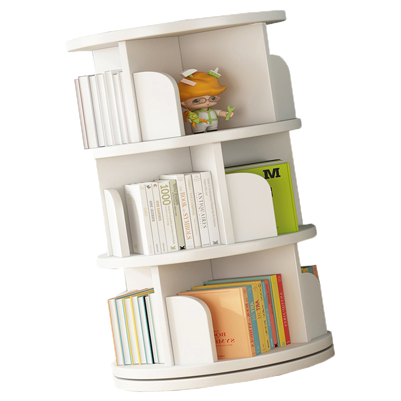 翼澜 旋转书架 5层 个