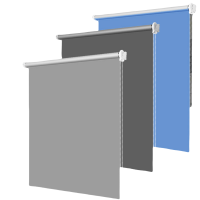 亿洛莱 全遮光阻燃卷帘 1平方米/平方米