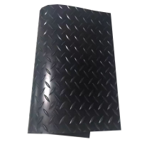 铁工邦 防滑橡胶板柳叶纹防滑橡胶垫 1.2米宽10米长3mm厚 卷