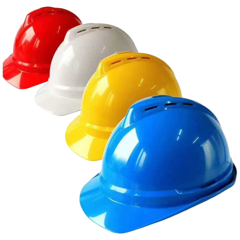 梅思安 V-Gard豪华型 ABS安全帽 帽衬PVC吸汗带D型下颌带 湖蓝/橙/黄/白/红 备注颜色 20顶起订 一顶装